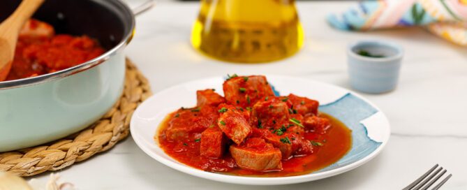 Bonito con tomate (hecho con atún) - Vitrinor