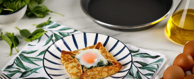 Galette bretona de espinacas, atún y huevo - Vitrinor