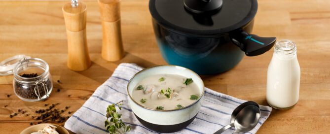 Crema de champiñones y hierbas - Vitrinor