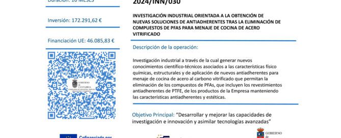 Una ayuda del programa Grandes Proyectos I+D 2024 impulsa el proyecto tecnológico VITBAUXI24 de Vitrinor - Vitrinor