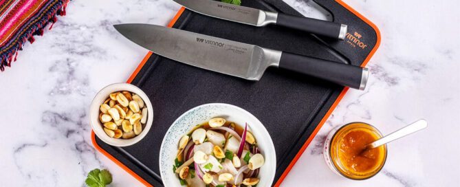 White fish ceviche with corn - Vitrinor